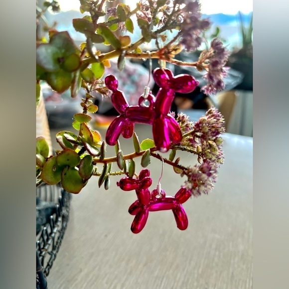 BALLOON DOG EARRINGS - Picture 4 of 8